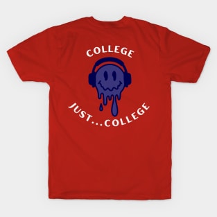 College...Just College - Red/Blue T-Shirt